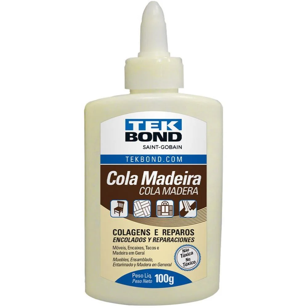Cola Para Madeira Tekbond Cola Madeira 100G Tekbond (Cx.c/12) - imagem 3