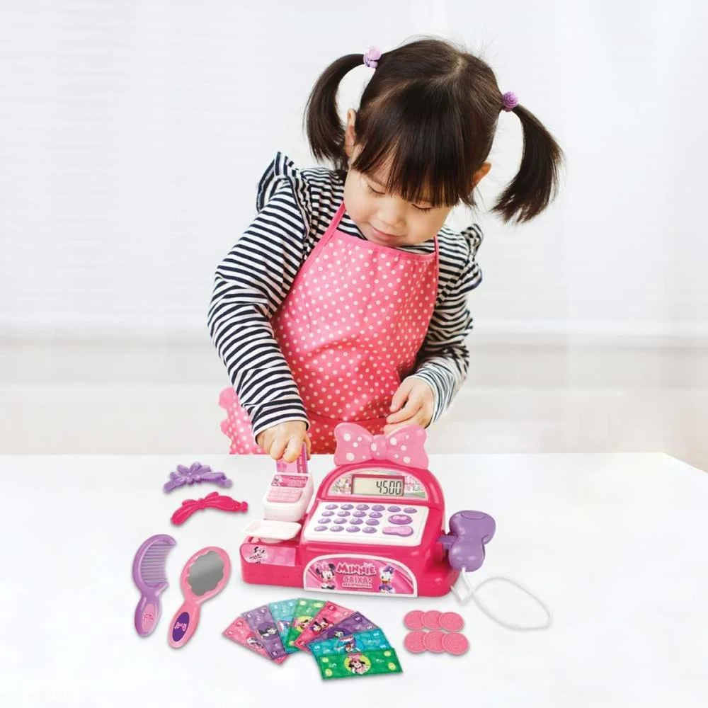 Brincando De Profissoes Caixa Registradora Minnie Multikids - imagem 5