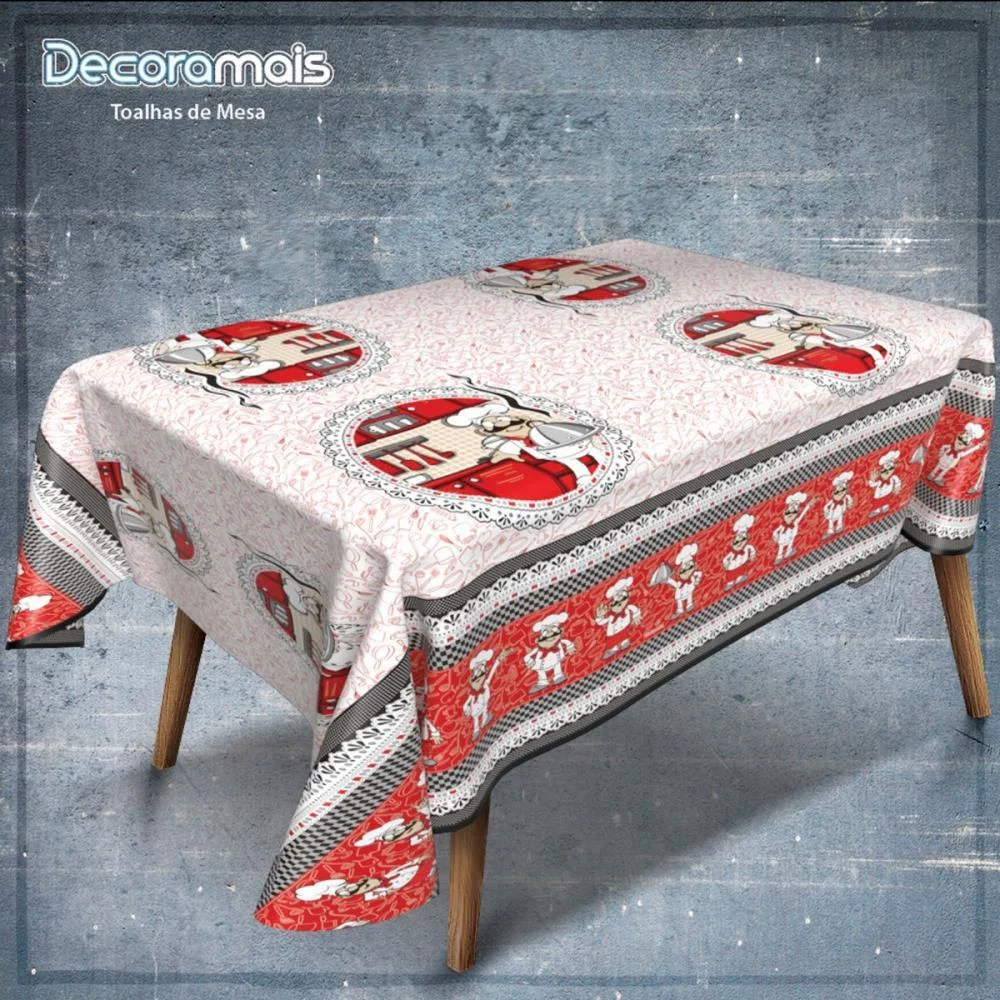 Toalha Termica Chef Vermelho 1,40 X 30M. Plastvinil (Rolo) - imagem 2