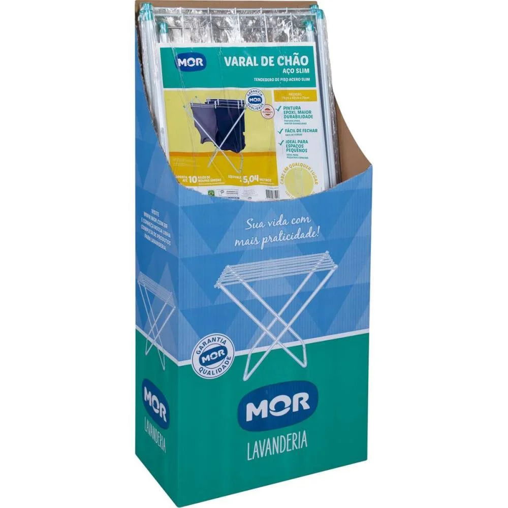 Varal Slim Chao 79X42X79Cm. Mor - imagem 4