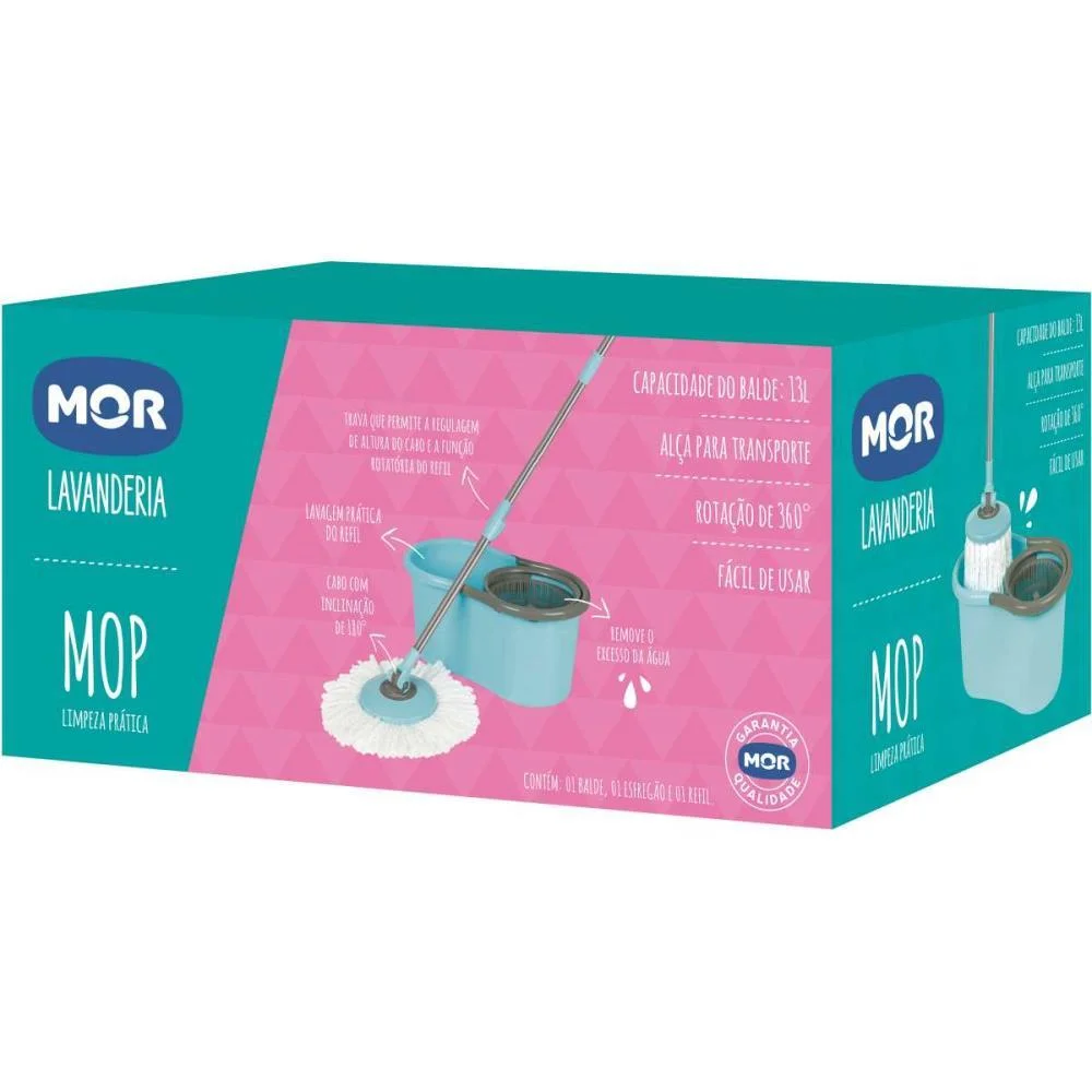 Mop Limpeza Pratica Mor - imagem 12