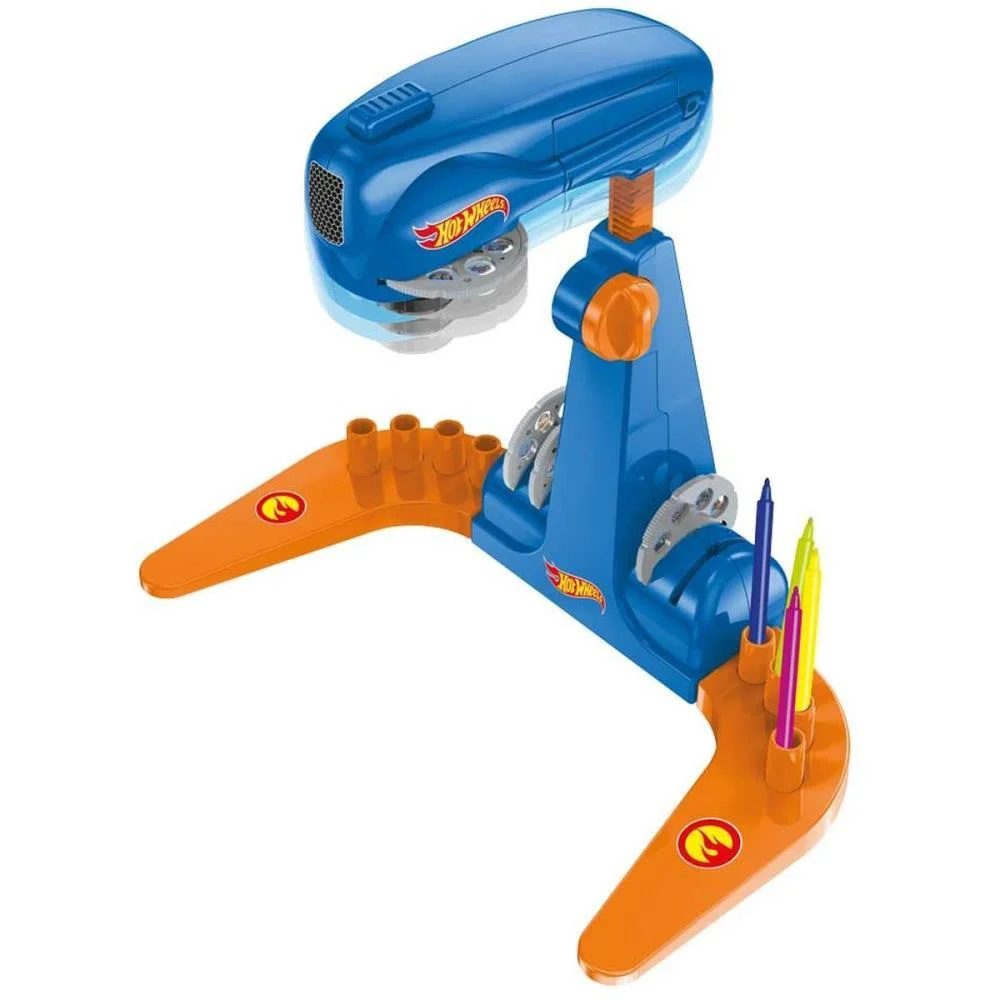Brinquedo Para Colorir Mesa Projetora Hot Wheels Multikids - imagem 6