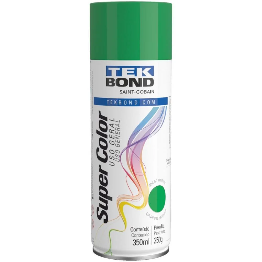 Tinta Spray Verde 350Ml/250G Tekbond - imagem 2