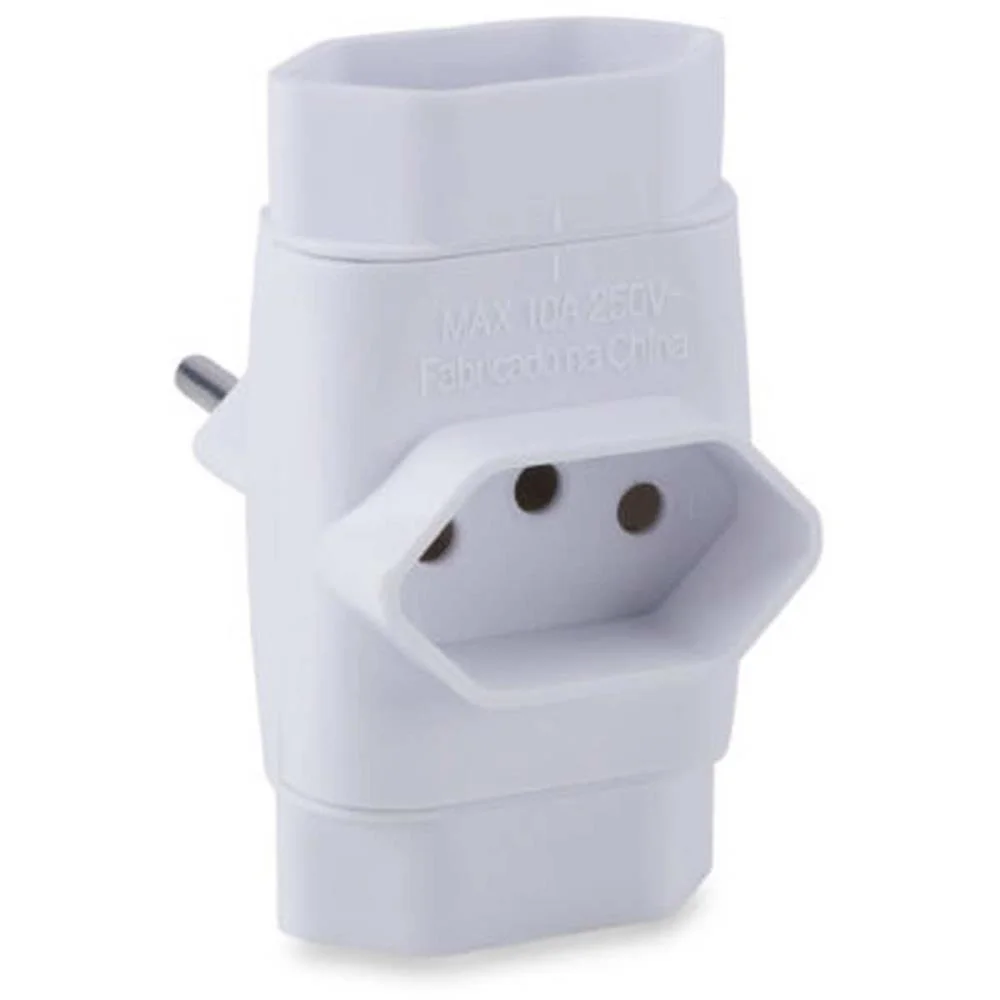 Adaptador Para Tomada Benjamim Tripolar Bc Force Line - imagem 3