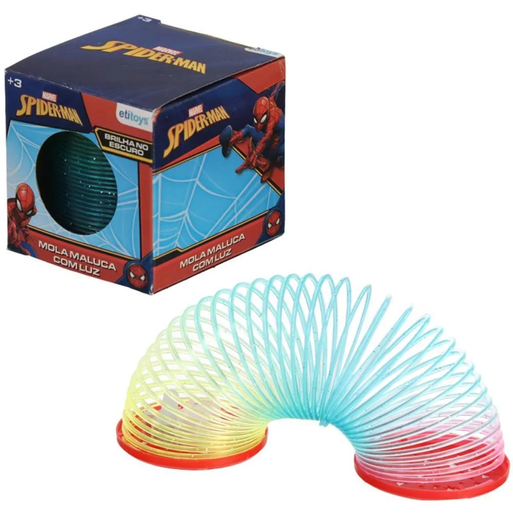 Mola Maluca Spider-Man C/Luz Etitoys C/ 12 Unidades - imagem 3