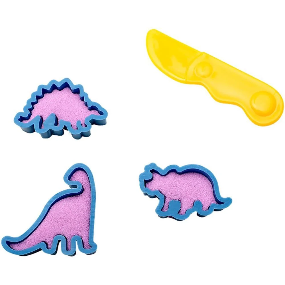 Massa Areia Dino 300G C/Acessorio Leonora (Kit) - imagem 5