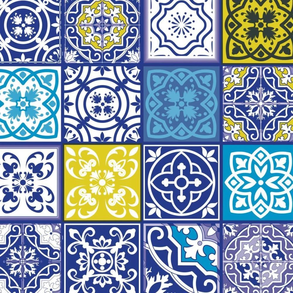Toalha Termica Azulejo Portugues 1,40 X 30M. Plastvinil (Rolo) - imagem 4