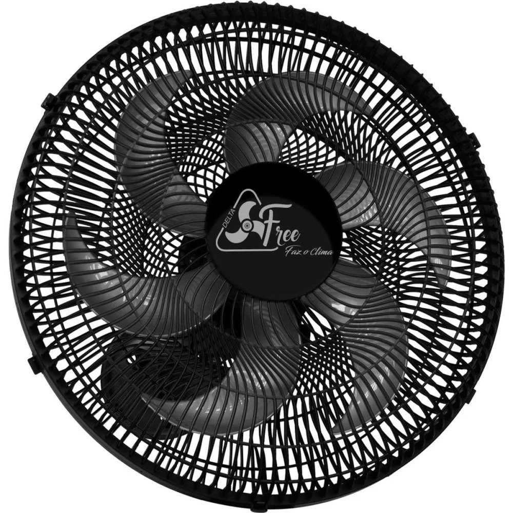 Ventilador Parede Free 40Cm.bivolt Preto Venti Delta - imagem 3