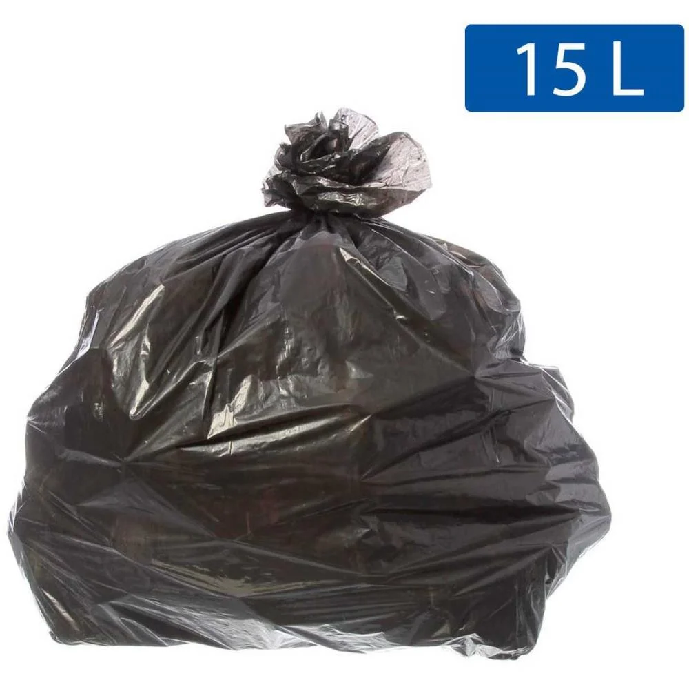 Saco Para Lixo 15L Preto 39X58Cm 5 Micras Ecoplan C/ 100 Unidades - imagem 3