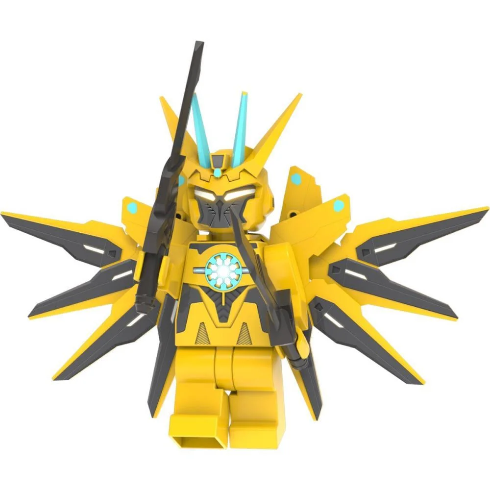 Brinquedo Para Montar Boneco Mega Rebots C/2Unid. Ggb Plast - imagem 4