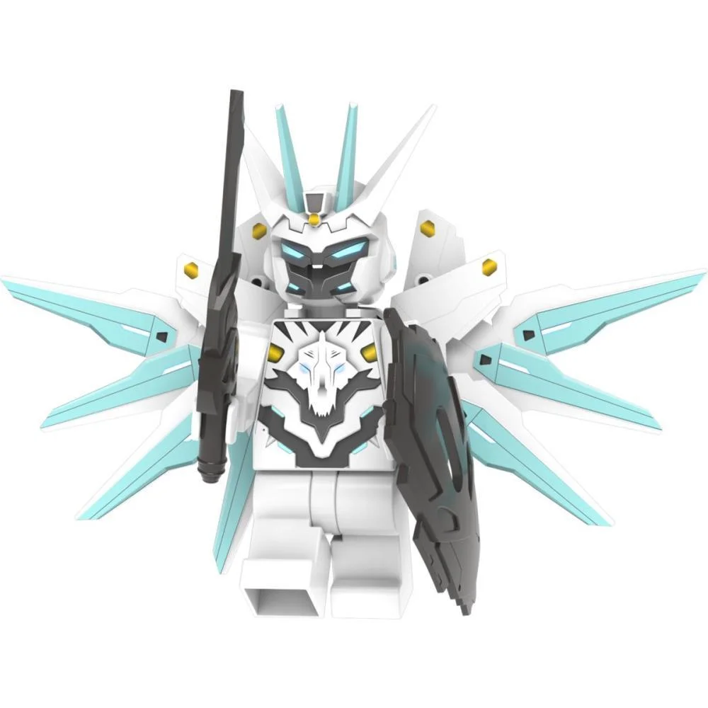 Brinquedo Para Montar Boneco Mega Rebots C/2Unid. Ggb Plast - imagem 6