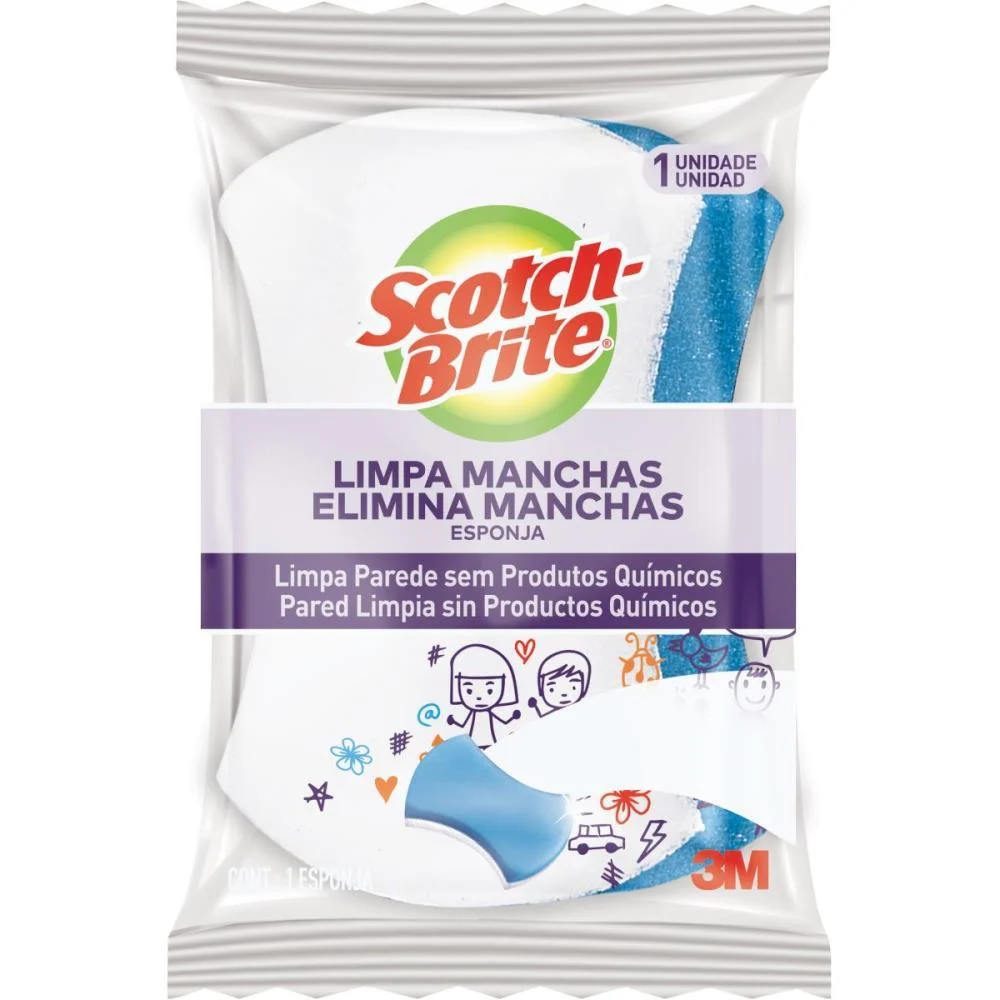 Esponja Para Limpeza Scotch Brite Esponja Magica 3M - imagem 2