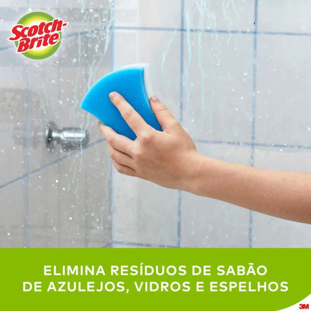 Esponja Para Limpeza Scotch Brite Esponja Magica 3M - imagem 6