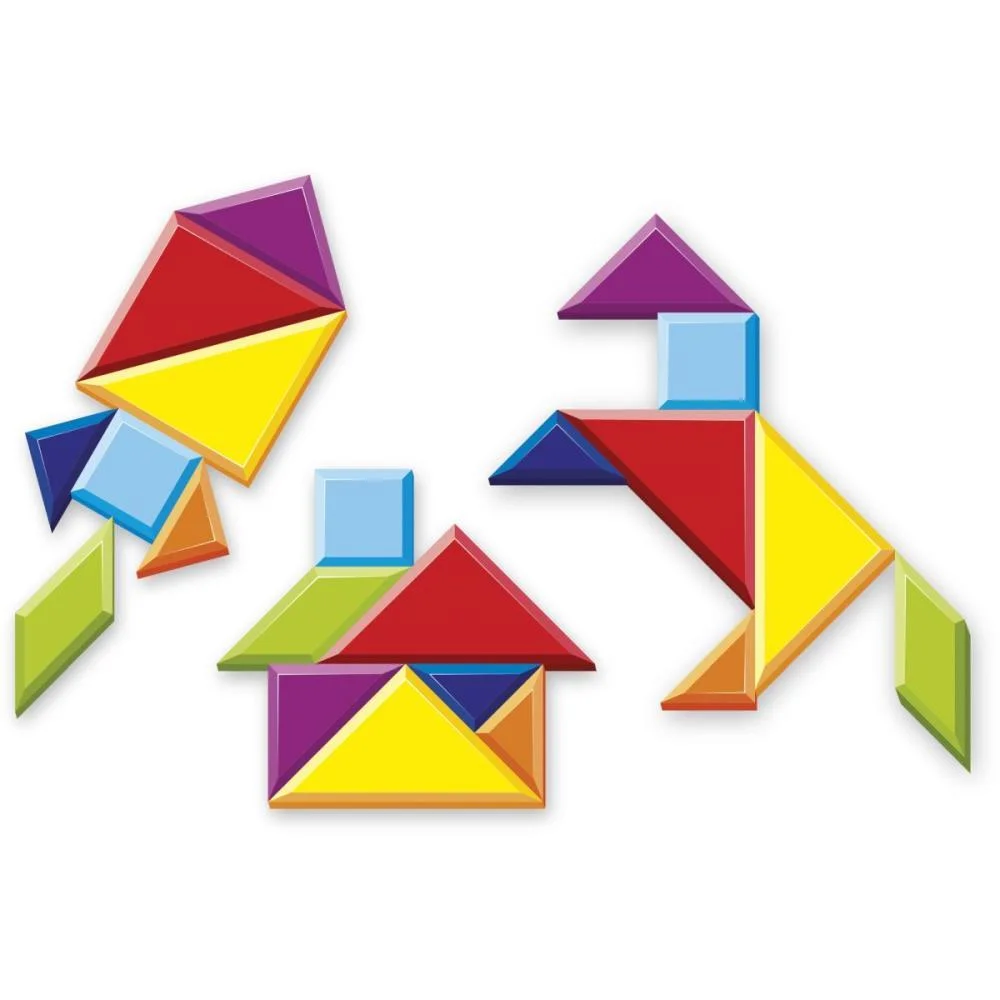 Brinquedo Pedagogico Tangram 14Pcs Ggb Plast - imagem 3