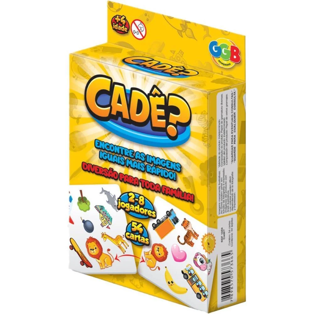 Jogo De Cartas Cade 54 Cartas Ggb Plast - imagem 4