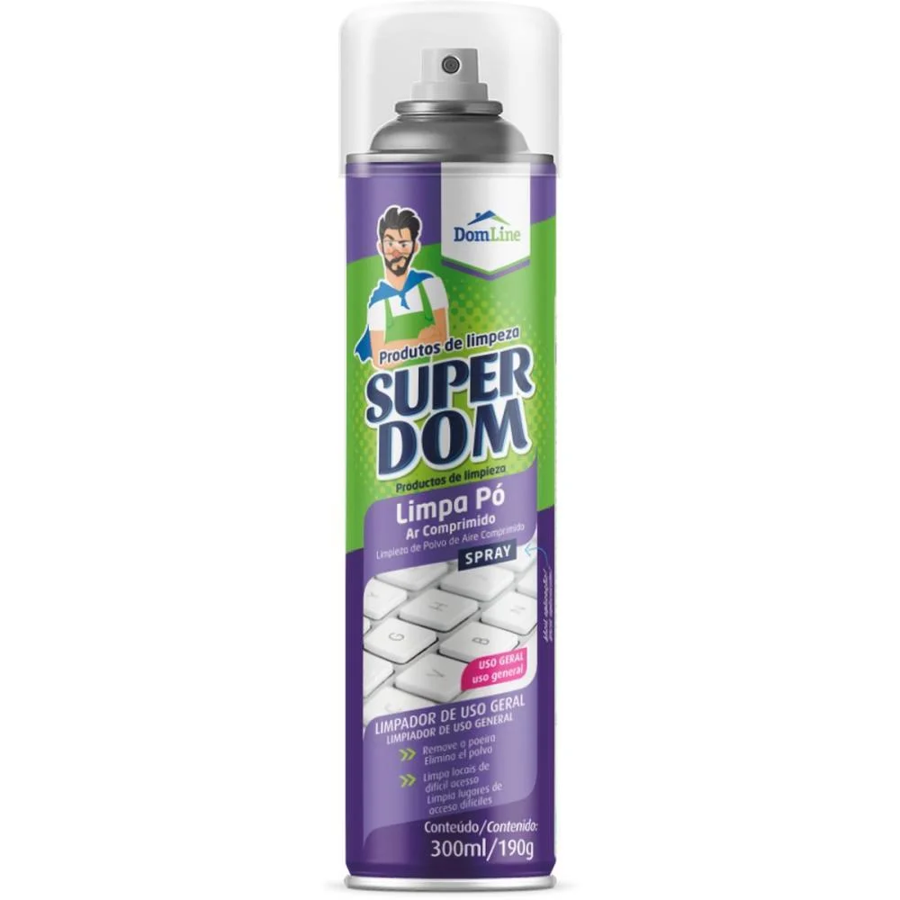Produto Para Limpeza Superdom Limpa Po Ar Comprimid Baston - imagem 2