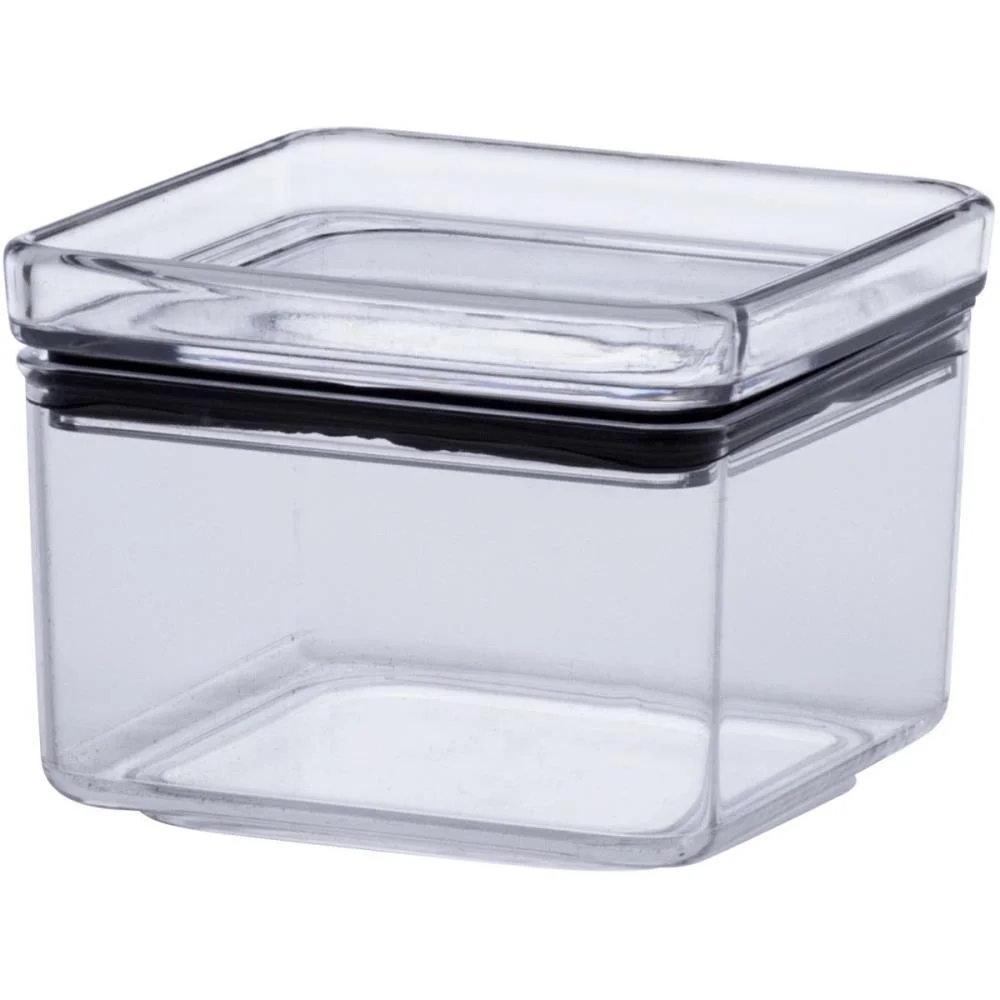 Pote Acrilico Hermetic 480Ml Lumini Quadrado Paramount - imagem 5