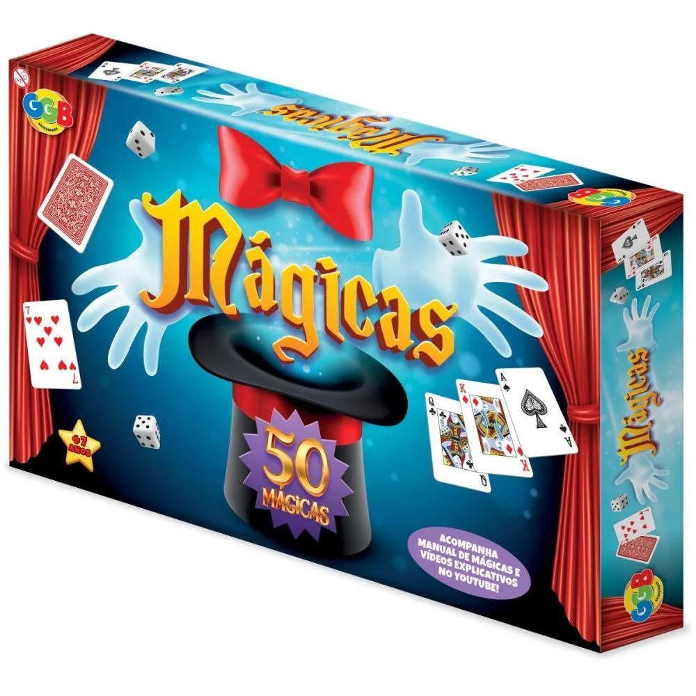 Jogo Diverso Magicas 50 Truques Ggb Plast - imagem 3
