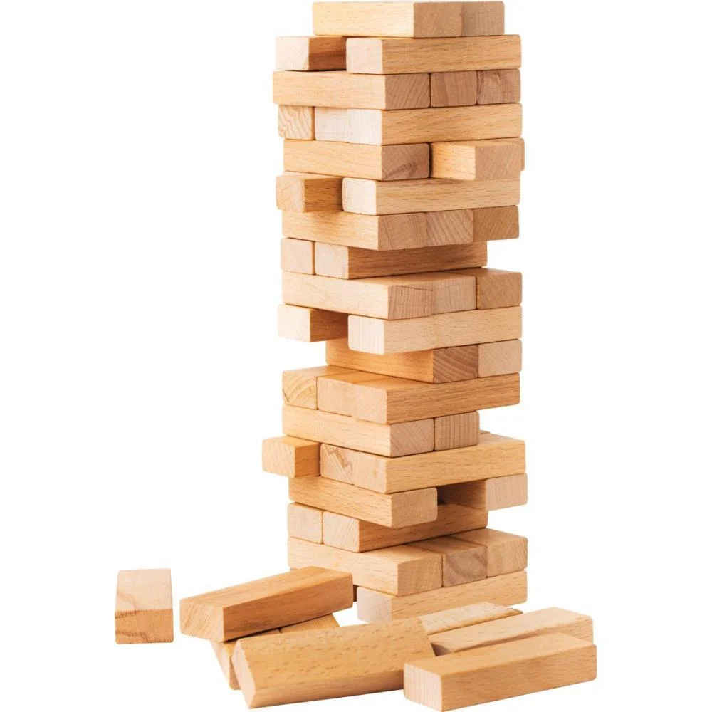 Jogo Diverso Terremoto Em Madeira 54Pcs Ggb Plast - imagem 2