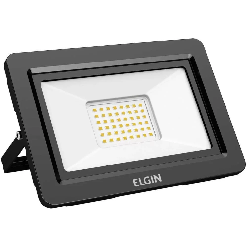 Refletor De Led Projetor Led 50W 6500K Preto Elgin - imagem 3