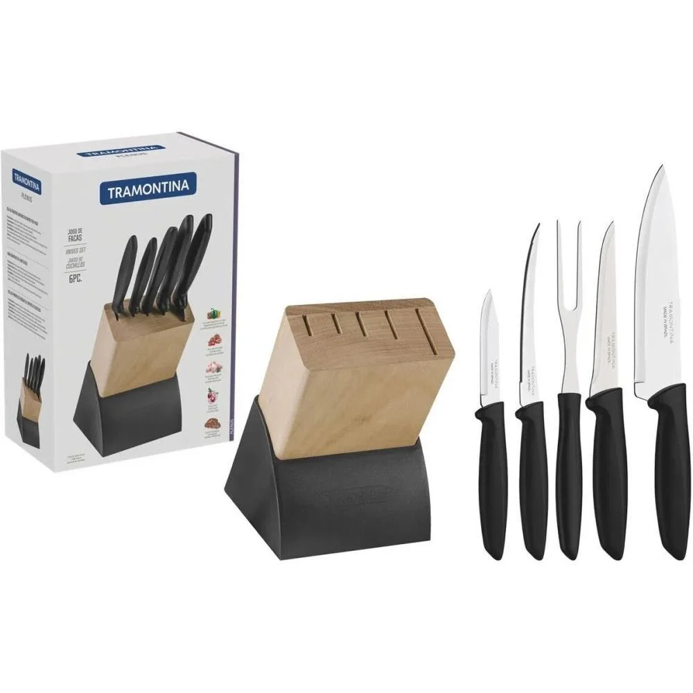 Faca Jogo Plenus Premium 6Pcs Inox Tramontina - imagem 6