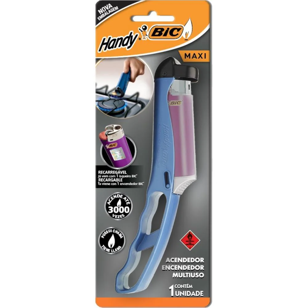 Acendedor Multiuso Maxi Handy Bic (Bl.c/01) - imagem 2