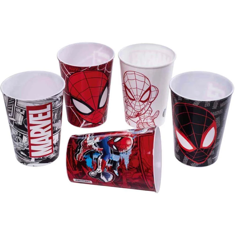 Copo Decorado Spider-Man 320 Ml (S) Plasutil - imagem 3