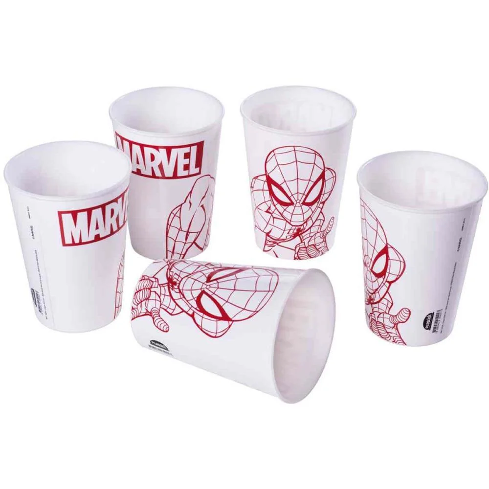 Copo Decorado Spider-Man 320 Ml (S) Plasutil - imagem 4