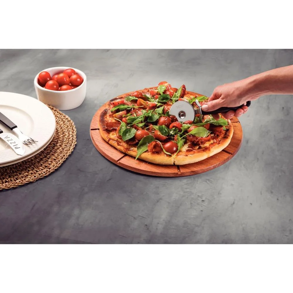 Utensilio Domestico Cortador De Pizza Inox Preto Tramontina - imagem 4