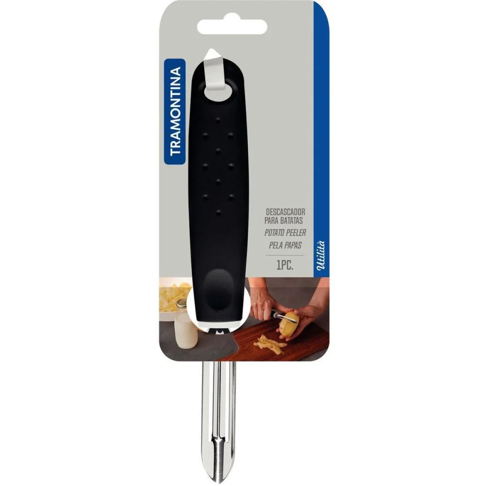 Utensilio Domestico Descascador De Batatas Inox Pt Tramontina - imagem 5