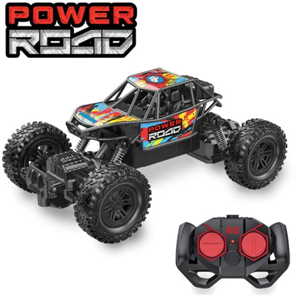 Carrinho Controle Remoto Power Road C/Bateria Recar. Pt Polibrinq - imagem 4