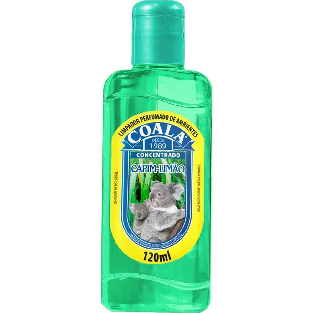 Limpador Perfumado Coala Capim Limao 120Ml Coala (Pct.c/03) - imagem 2