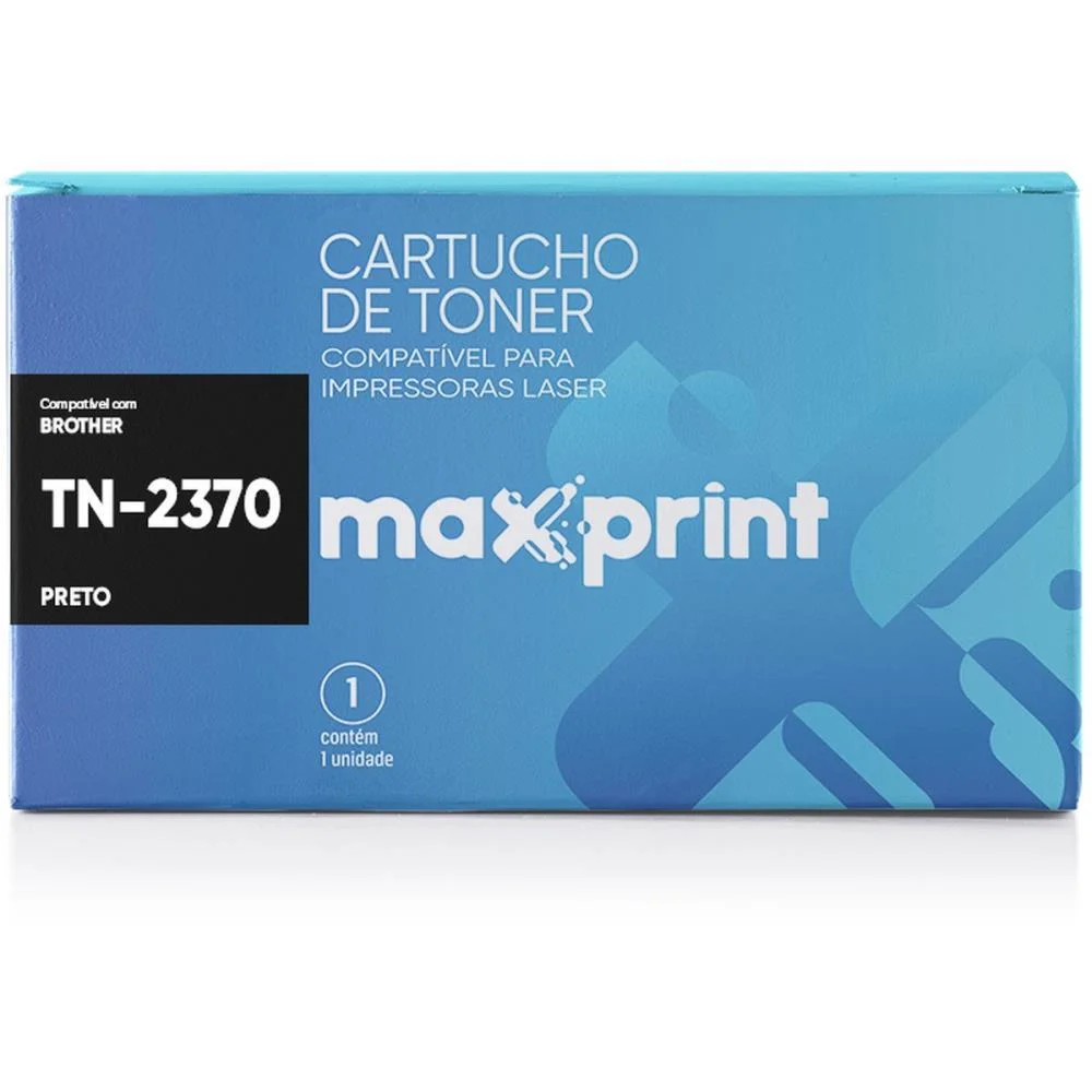 Cartucho De Toner Comp.brother Tn-2370 Preto Maxprint - imagem 3