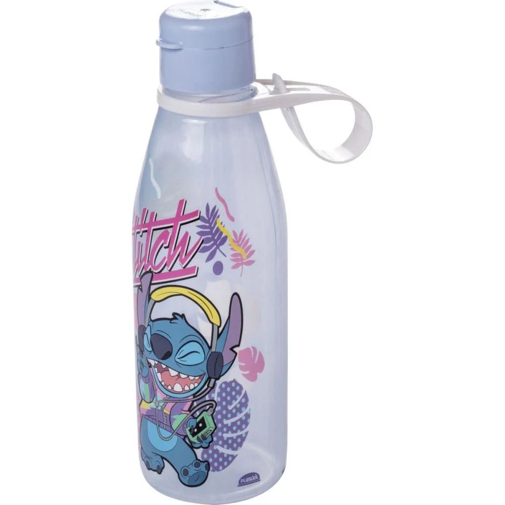 Garrafa Plastica Stitch Abre Facil 530Ml (S) Plasutil - imagem 5
