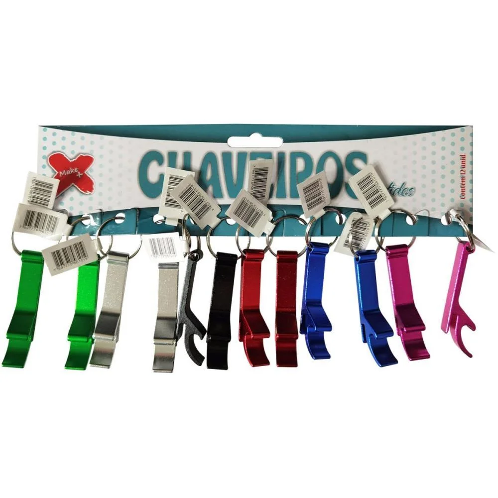 Chaveiro Abridor 7Cm Make+ (Bl.c/12) - imagem 3