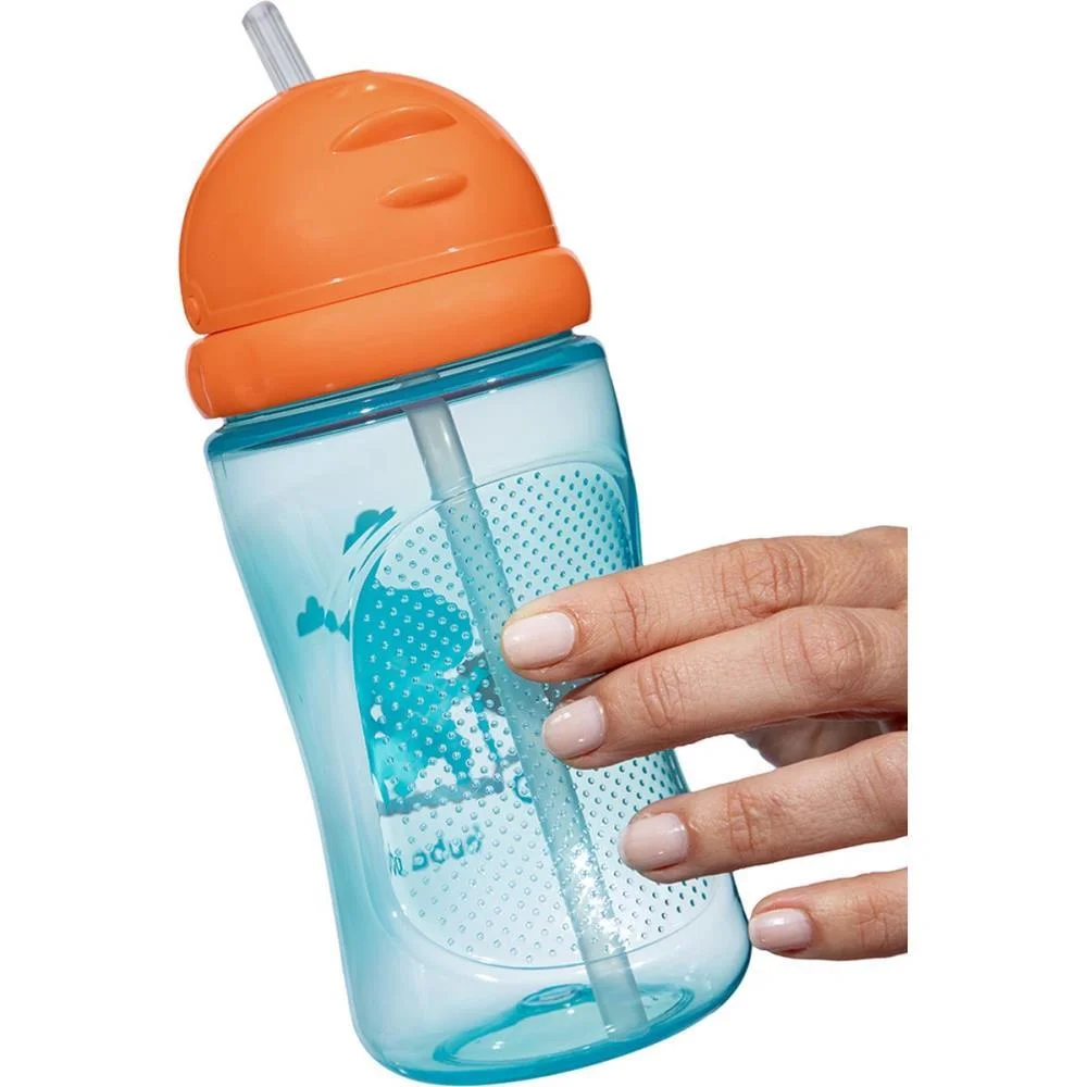 Garrafa Plastica Dino Patinete Azul 400Ml. Retr Buba - imagem 4