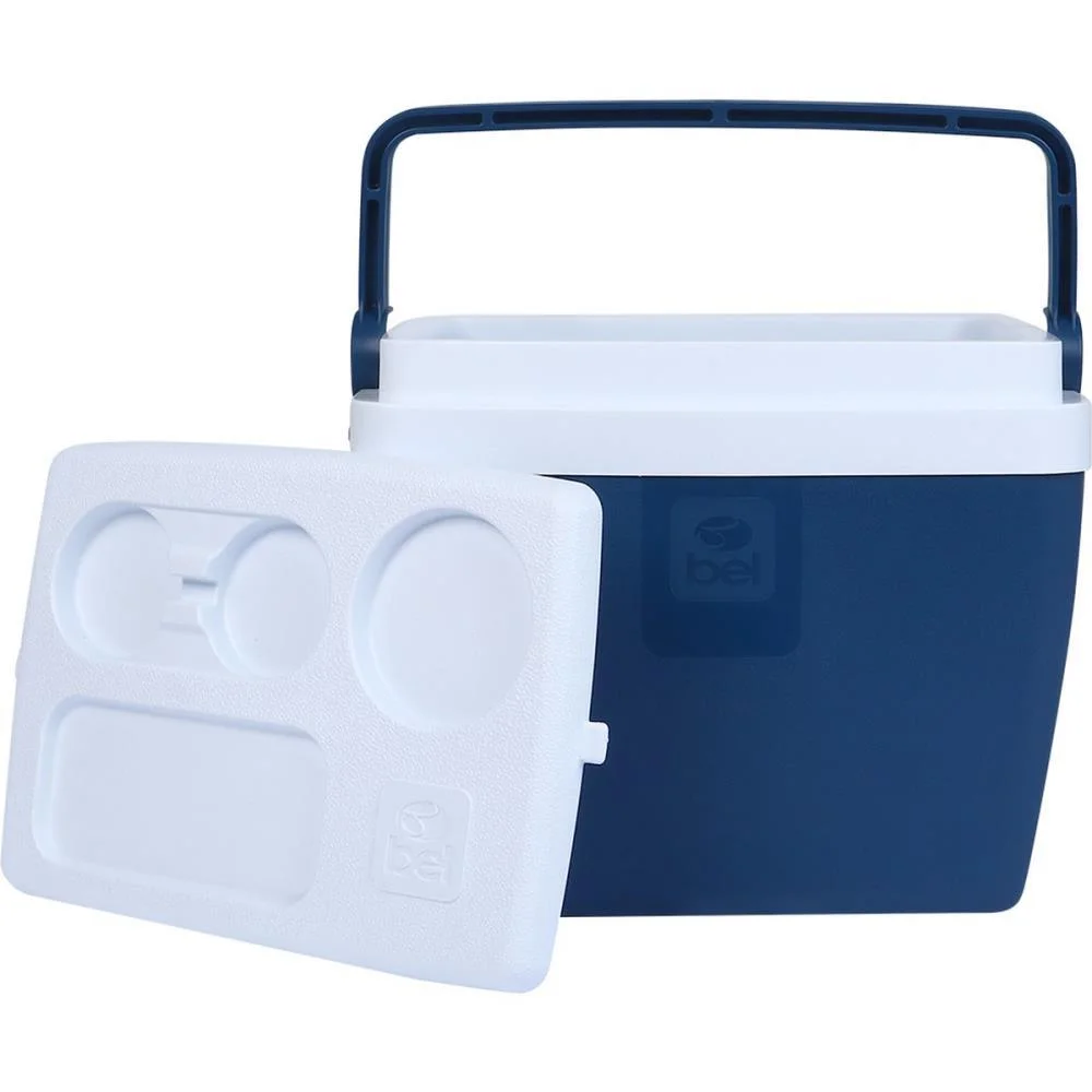 Caixa Termica 12L C/Alca E Suporte Azul Bel - imagem 4