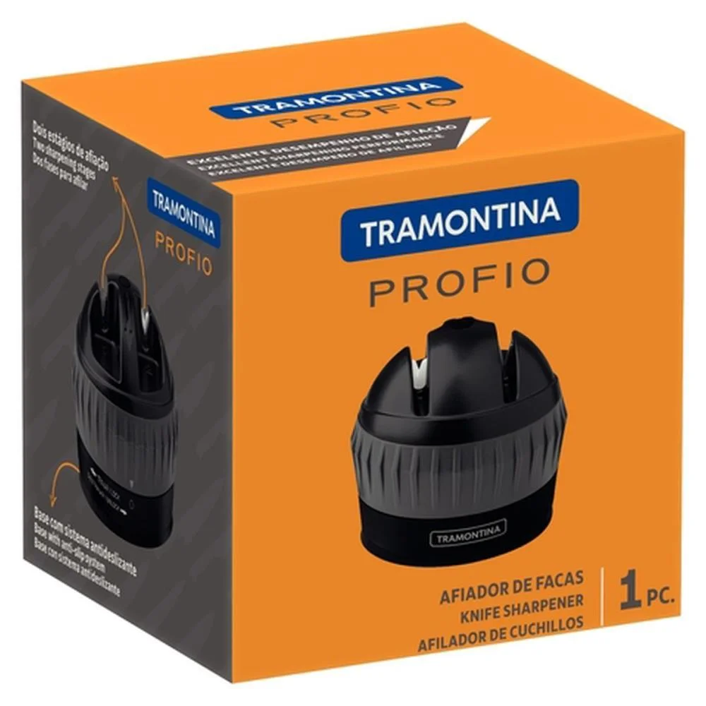 Utensilio Domestico Afiador De Facas Profio Preto Tramontina - imagem 5