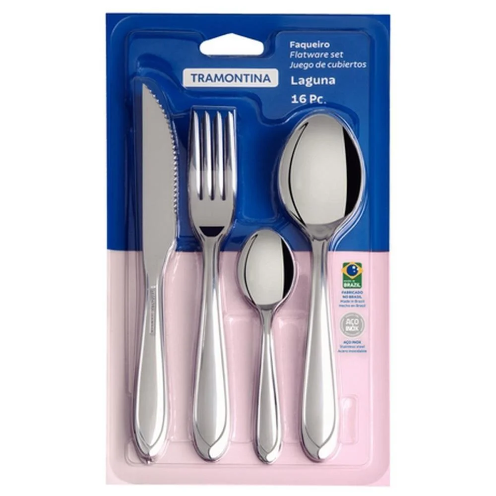 Talher Faqueiro Laguna Inox 16Pcs Tramontina - imagem 5