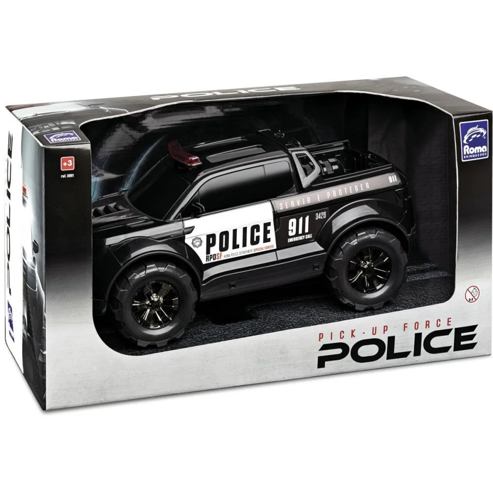 Carrinho Pick Up Force Police Roma - imagem 4