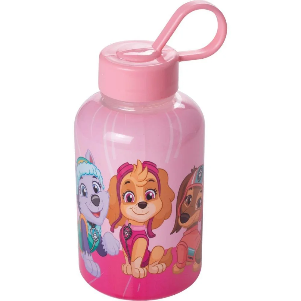 Garrafa Plastica Patrulha Canina 280Ml Rosa Plasutil - imagem 3