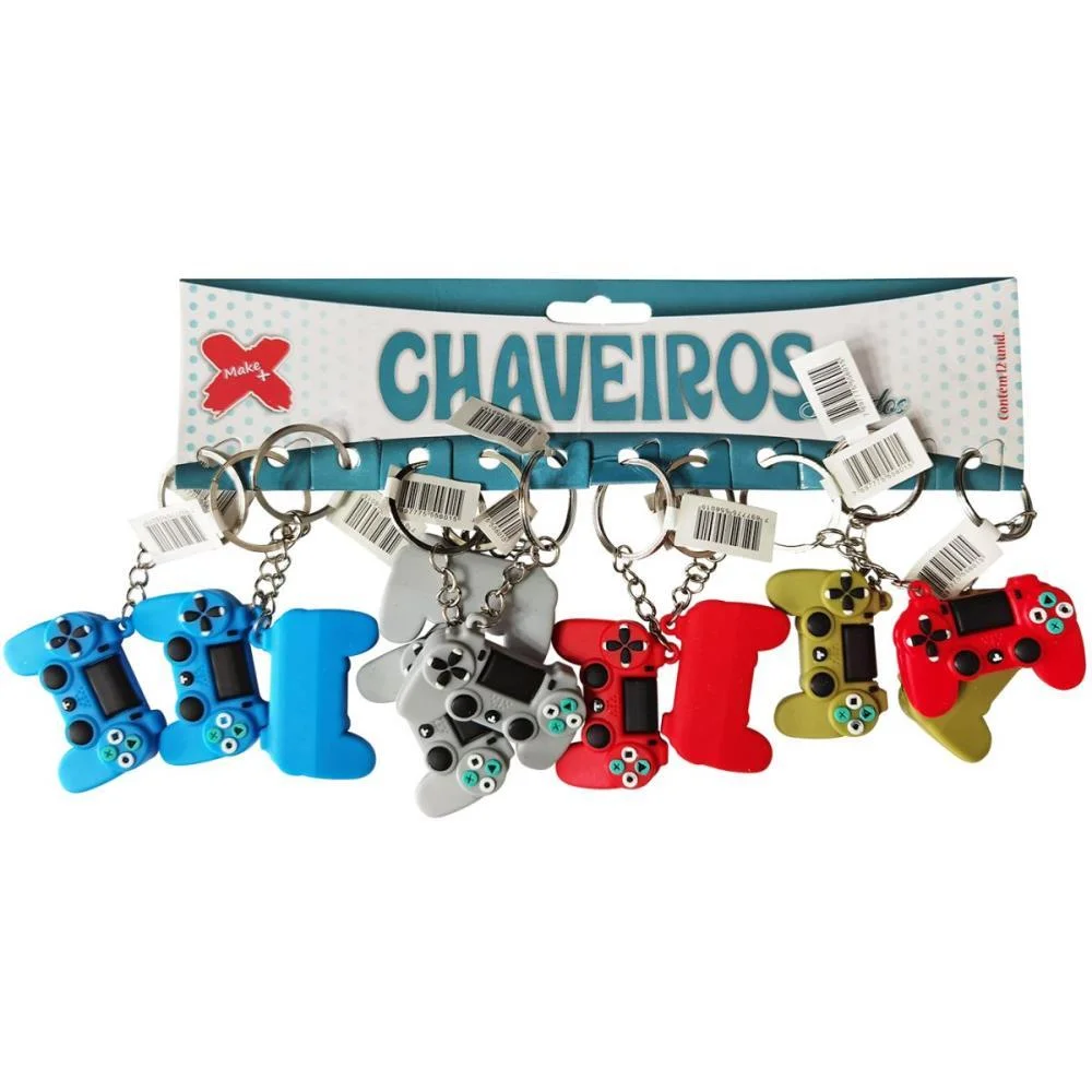 Chaveiro Game 4,5Cm Make+ (Bl.c/12) - imagem 3