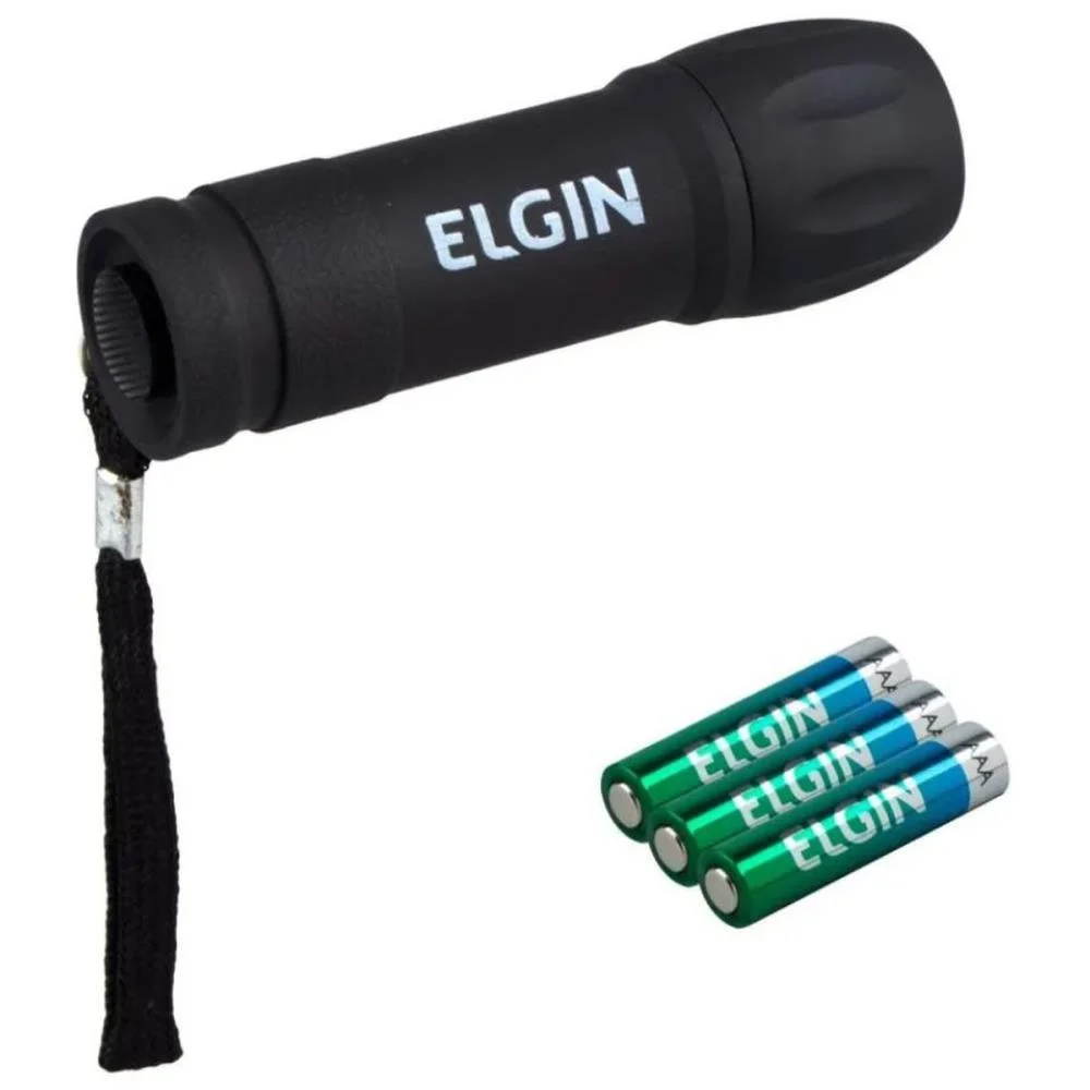 Lanterna 9 Leds Portatil C/3 Pilhas Aaa Elgin - imagem 2
