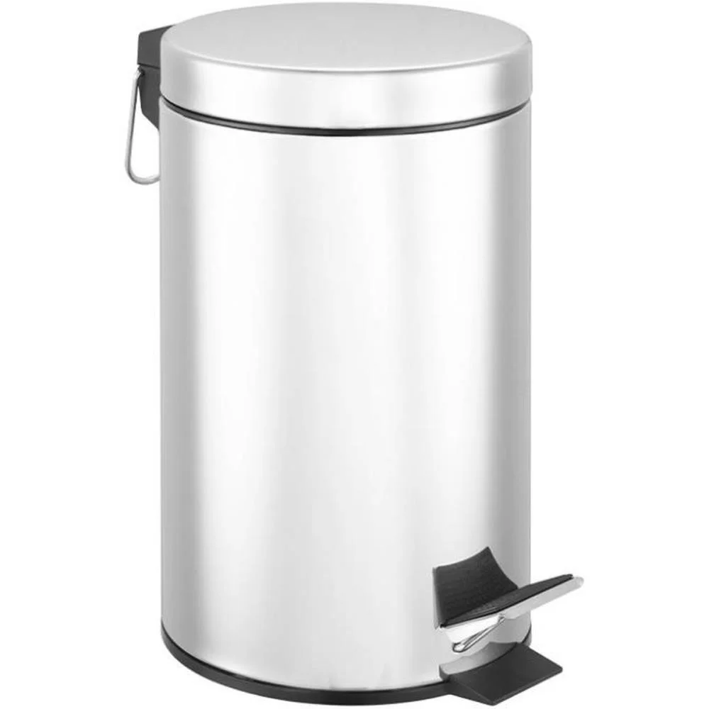 Lixeira Inox C/Pedal 5Lts. Powermaid - imagem 2