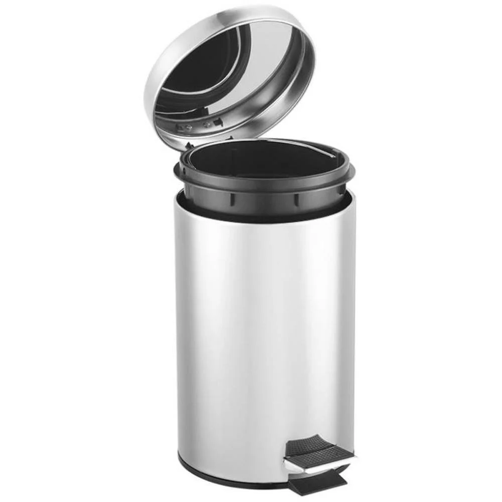 Lixeira Inox C/Pedal 12Lts. Powermaid - imagem 4