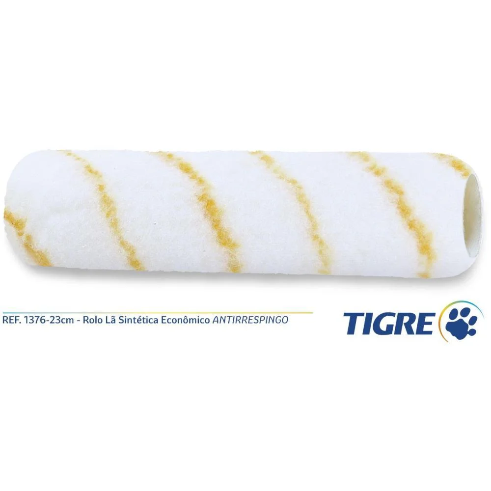 Rolo De Pintura Antirespingo Economico Pinceis Tigre - imagem 4