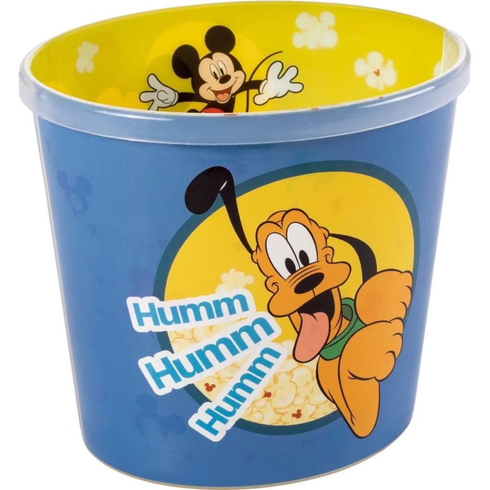 Balde Para Pipoca Mickey Super Decorado 2,1L Plasutil - imagem 4