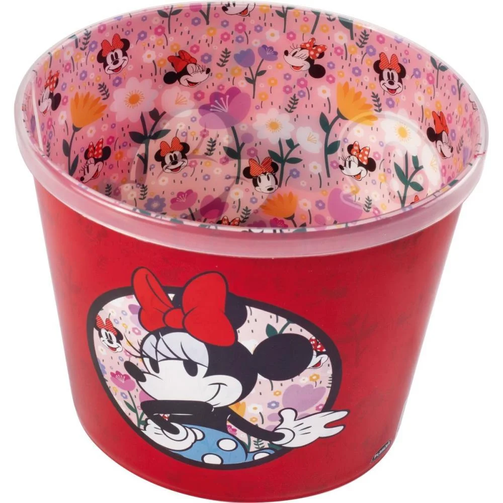Balde Para Pipoca Minnie Super Decorado 2,1L Plasutil - imagem 5
