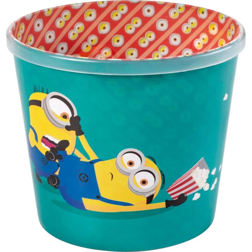 Balde Para Pipoca Minions Super Decorado 2,1L Plasutil - imagem 4