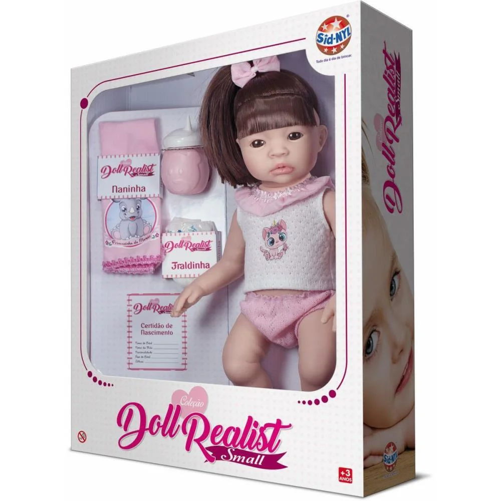 Boneca Realist Small Cab. Cast 37,5Cm Sid-Nyl - imagem 5